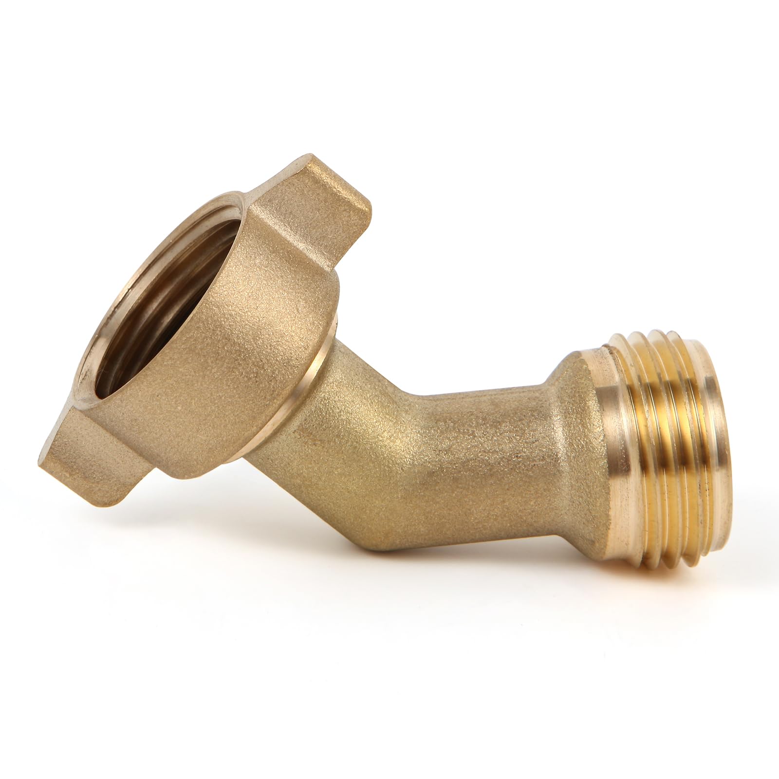 GGTE 45 Degree Water Hose Elbow for RV with Easy Grip Connector RV Drinking Water Hose Adapter for RV City Water Inlet Connectio