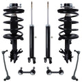 Detroit Axle - 8pc Strut Shock Kit for 2002-2006 Nissan Altima V6 3.5L, 2 Rear Shock Absorbers 2 Front Struts with Coil Spring 4