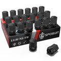 Sposuit M14x1.5 Lug Nuts - Replacement for 2005-2024 Dodge Charger, 2008-2024 Challenger, 2011-2024 Durango, 2004-2009 Magnum -