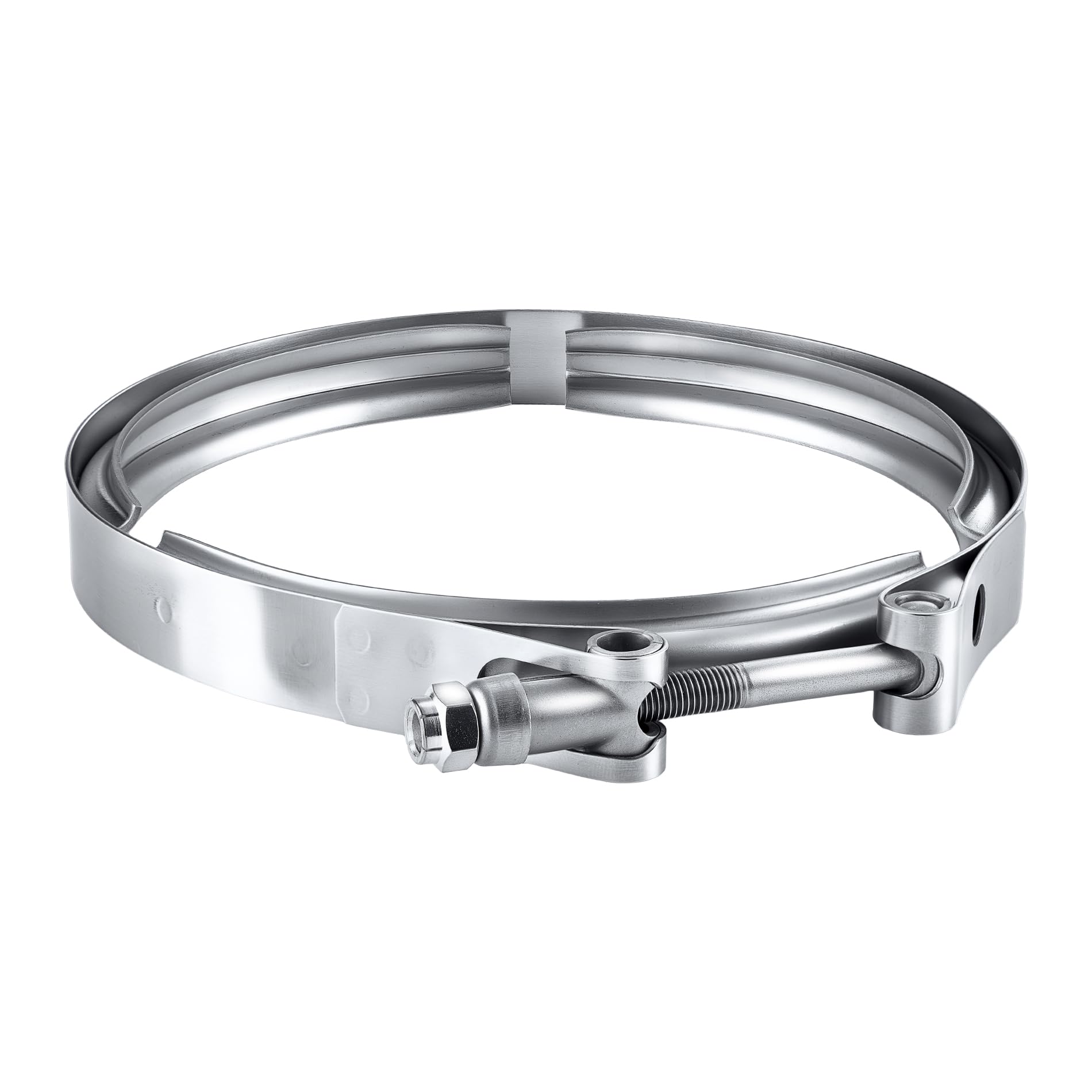 EVIL ENERGY V Band Clamp for Flange Kit Stainless Steel (1, 6.0)