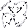 Detroit Axle - RWD Front End 8pc Suspension Kit for 2003-2004 Nissan 350Z Infiniti G35, 4 Lower Forward & Upper Control Arms 2 O