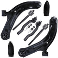 Detroit Axle - 8pc Front End Control Arms Kit for 2009-2014 Nissan Cube, 2007-12 Versa, 2 Lower Control Arms w/Ball Joints 4 Inn