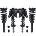 Detroit Axle - 6PC Front and Rear Strut & Coil Spring Complete Assemblies w/Front Sway Bar Links for 2001-2005 Hyundai Sonata/Ki